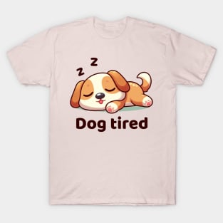 Puppy dog had a big day of play. T-Shirt